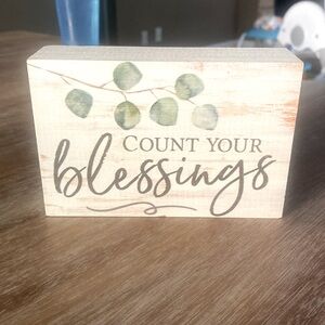 Count your blessings decor